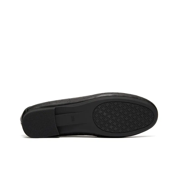 HANG TEN Loafers Women's Black/Apricot-6