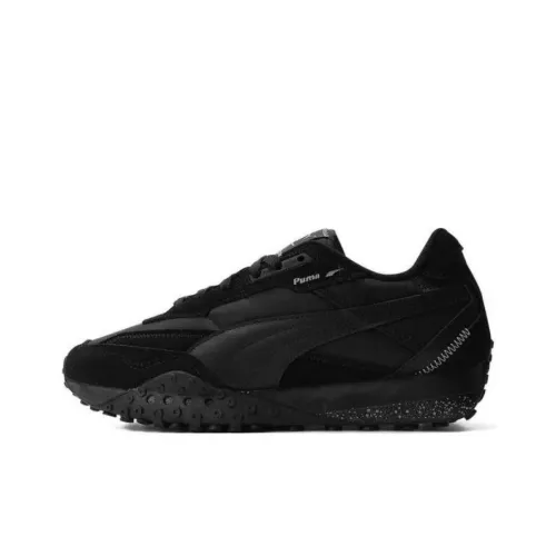 PUMA Blktop Rider Anti Slip Wear Resistant Low Top Casual Shoes Men's Black