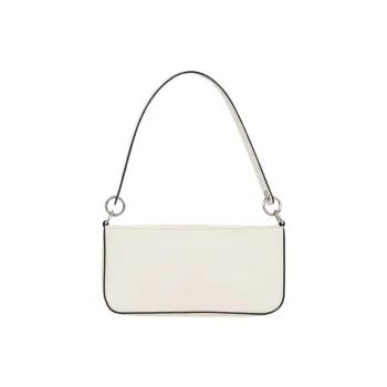 CALVIN KLEIN PU Handbag, Shoulder Bag Small Size Women's White