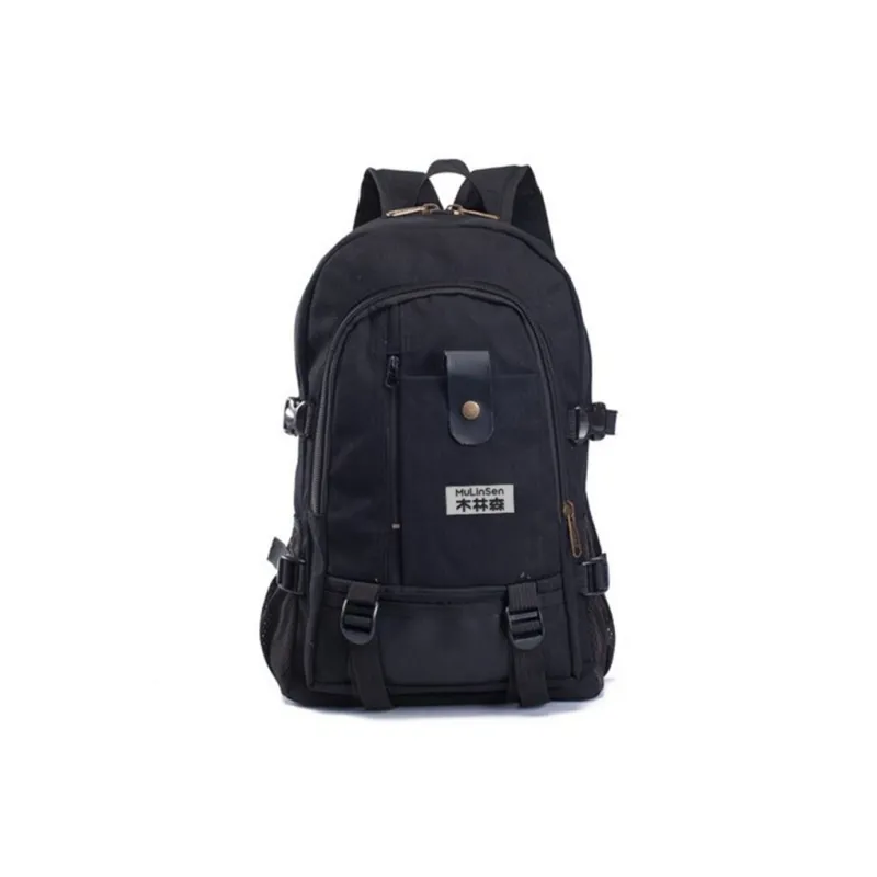 Mulinsen Polyester Backpack Regular Unisex Black Khaki/Brown/Army Green/Light Khaki-0