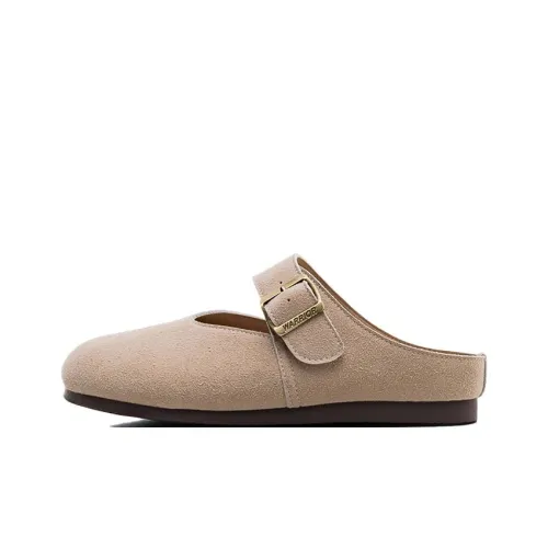 Warrior Abrasion-Resistant Slip-Resistant Wrap-toe Slippers Women's Khaki