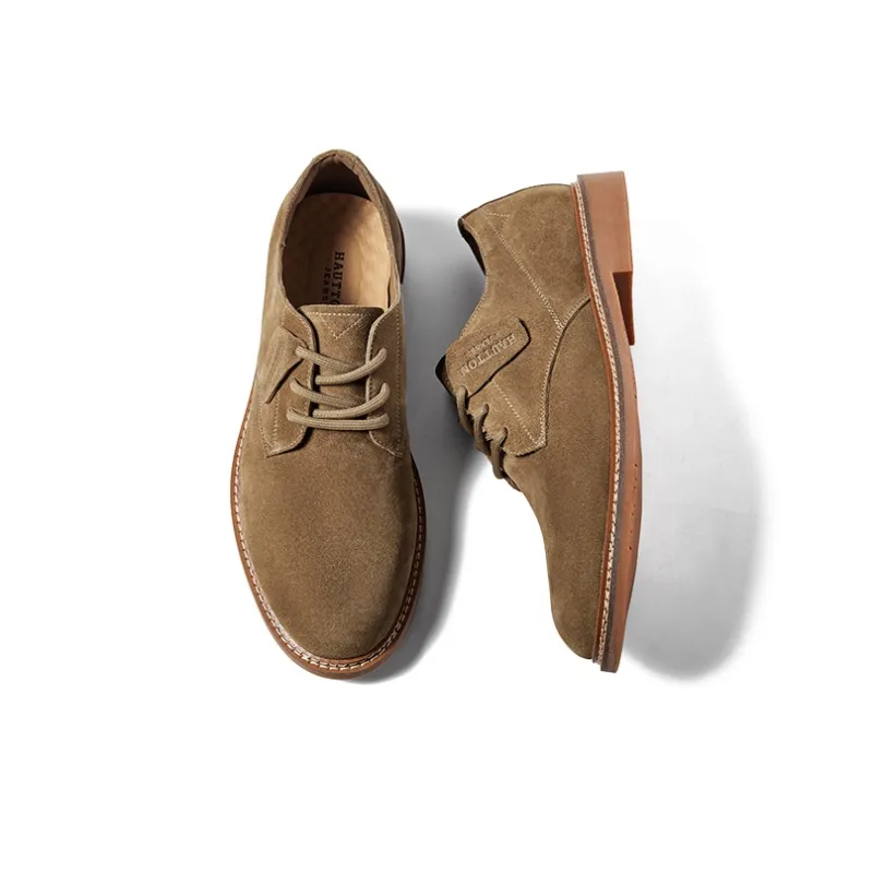 Hautton Jeans Casual Shoes Men's Camel-2