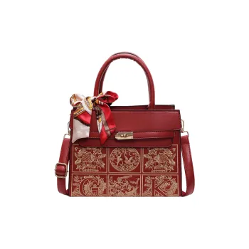 BLAKE FLEETO PU Handbag Regular Women's Burgundy