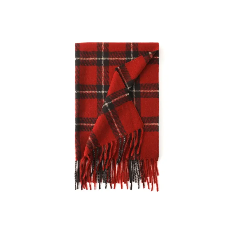 FREE RABBITⅡ Advanced Versatile Faux Cashmere Warm Scarf Shawl Dual Use Unisex-5