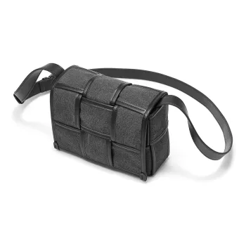 Yawei Kuroda Canvas Canvas Bag Crossbody Bag Small Size Unisex Gray