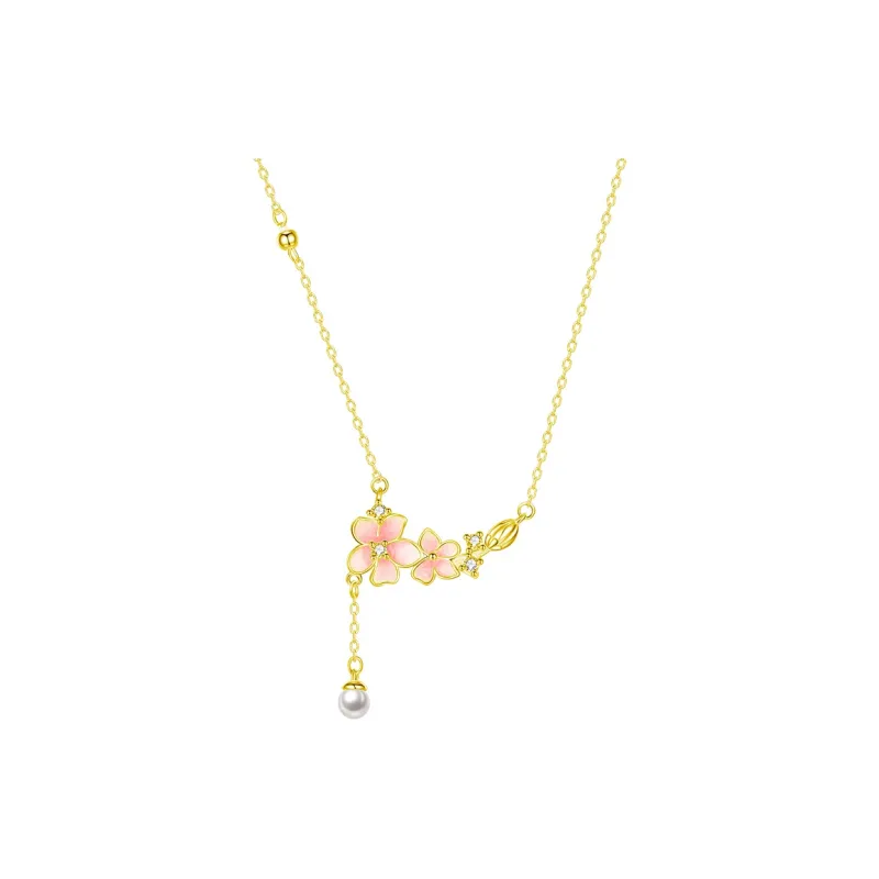 Heart Grass S925 Silver Necklaces Women's-8