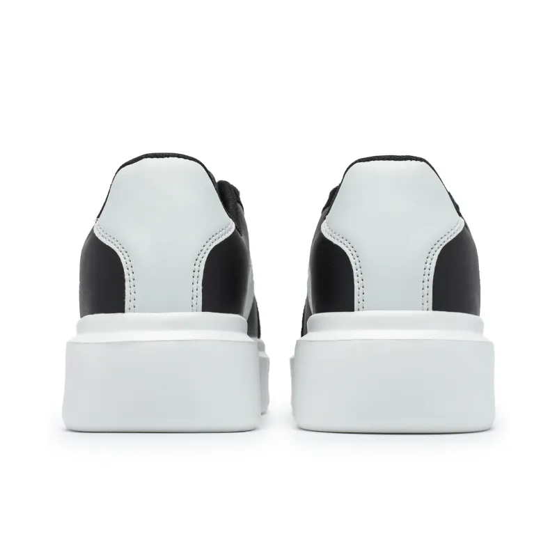 Singing Wear-Resistant Lightweight Height Increasing Low-Top Skateboard Shoes Unisex-12