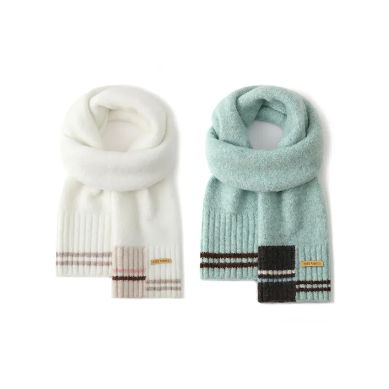 FREE RABBITⅡ Fall And Winter Soft And Warm Skin Friendly Cold Resistant Yarn Scarf Unisex-19