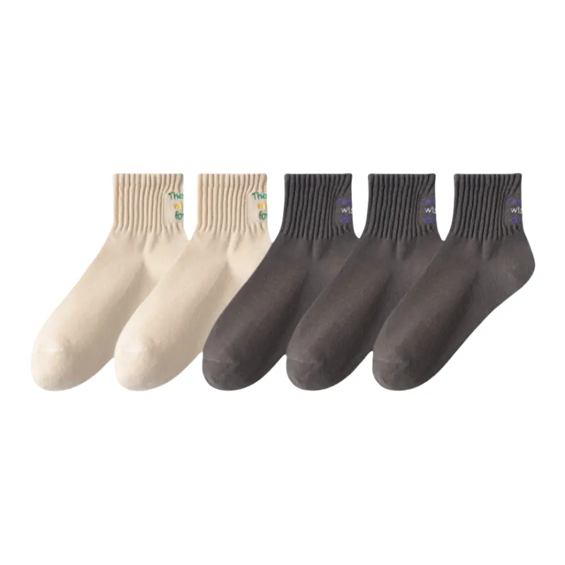 Lan Miao Mid Calf Socks Men's 5 Pack-5