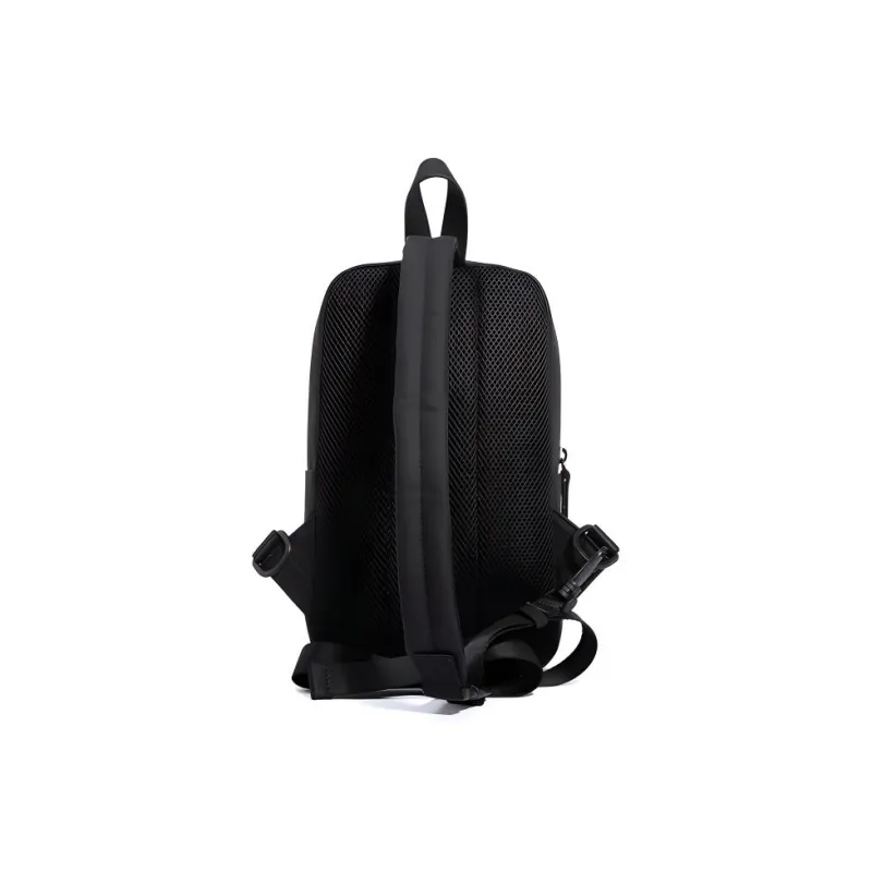 GUESS Synthetic Leather Sling Bag Small Size Unisex Black-3