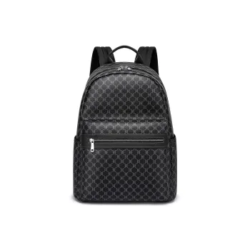 FAIRWHALE PVC Polyvinyl Chloride Backpack Regular Men's Lead Gray