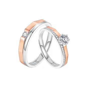 QIDUYINSHI S925 Silver Rings Unisex