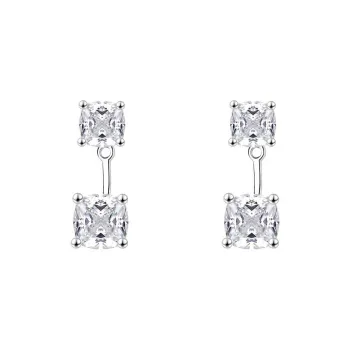 MONI JEWELLERY S 925 Sterling Silver Zircon Stud Earrings Women's