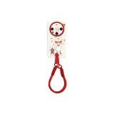 (Antique White) Red Short Lanyard-Smile Girl
