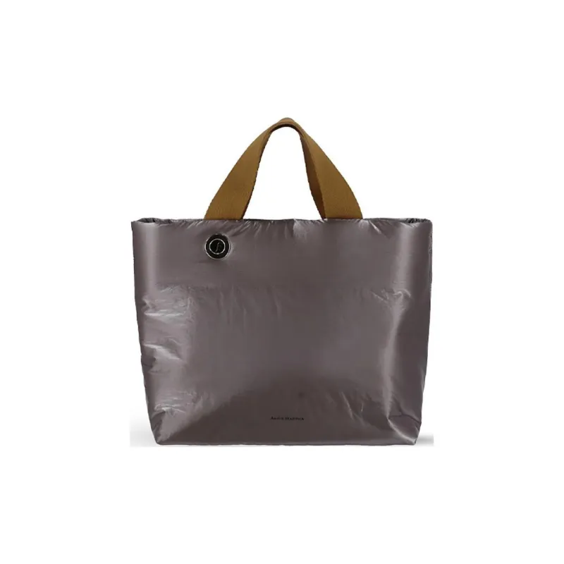 ALICE MARTHA Pure Vegan Leather One Shoulder Handbags Mini Unisex Charcoal-0