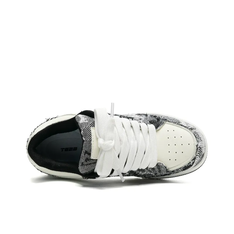 T628 Anti Slip Wear Resistant Low Top Skateboard Shoes Unisex-3