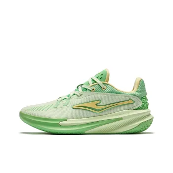 Erke Fearless 2.0 Basketball Shoes Men Low Top European Teal Lime Green