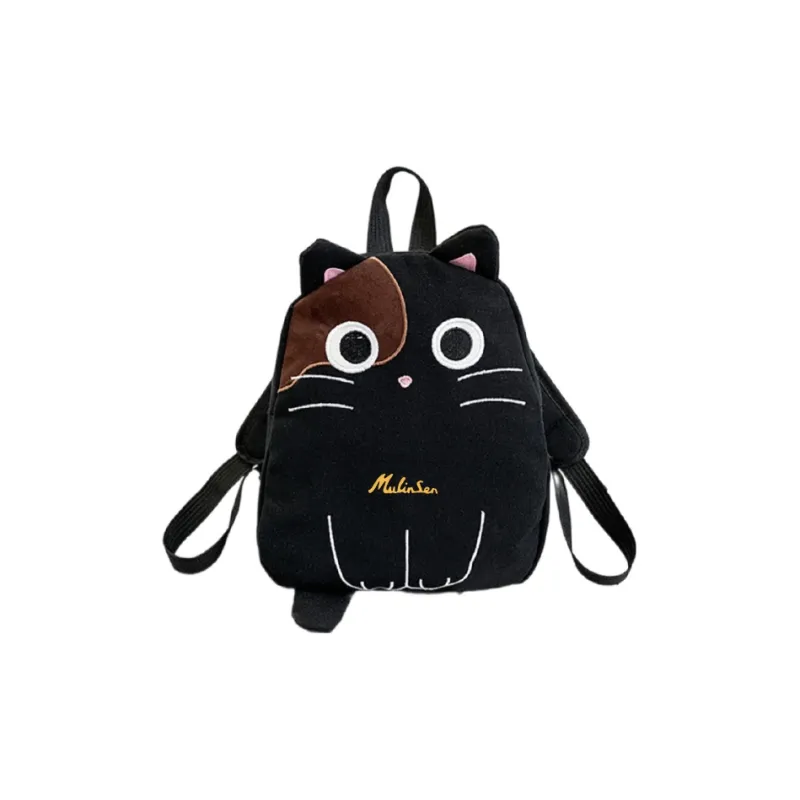 Mulinsen Canvas Backpack Regular Unisex White/Black-3