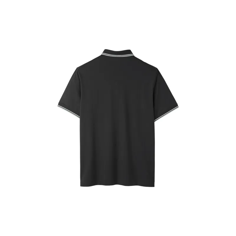 HLA The Mountain Is Not In The High Series Short Sleeved Polo Shirt Men's-5
