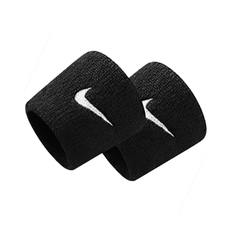 Nike Cotton Polyamide Polyester Elastane Wristbands Unisex Black-1