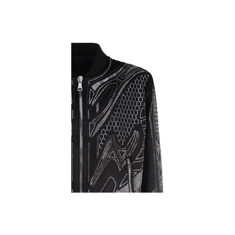 BALMAIN Studded Bomber Jacket-5