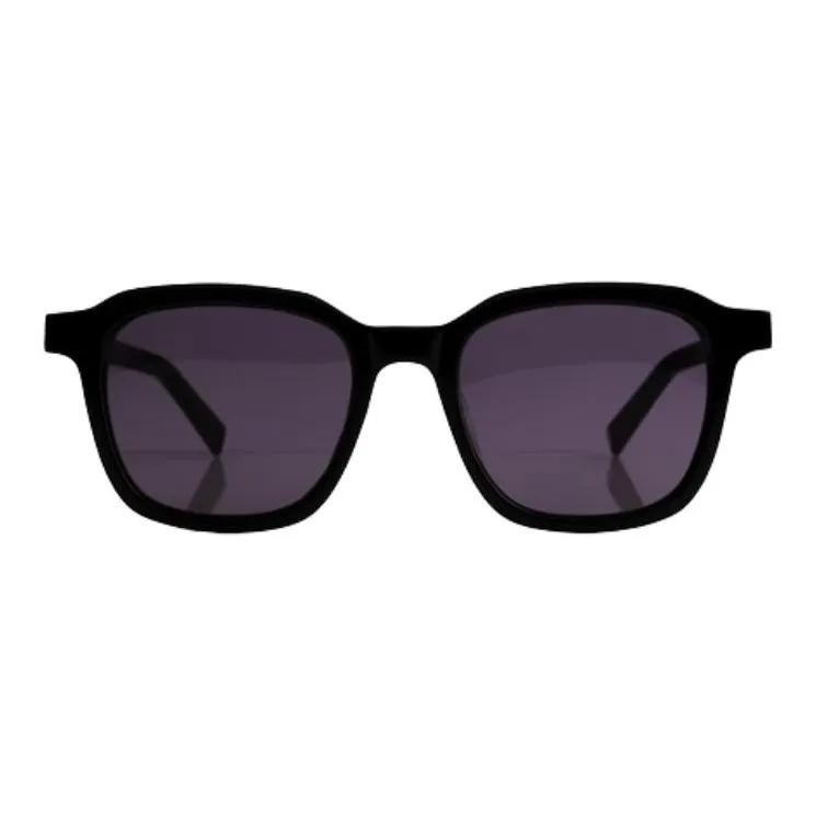 LAPIZ SENSIBLE. Biodegradable Acetate Square Sunglasses Unisex Black-1