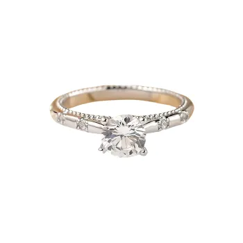 Stone On The Line S925 Silver Rings Women's