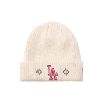 New Era Acrylic Beanies Unisex White