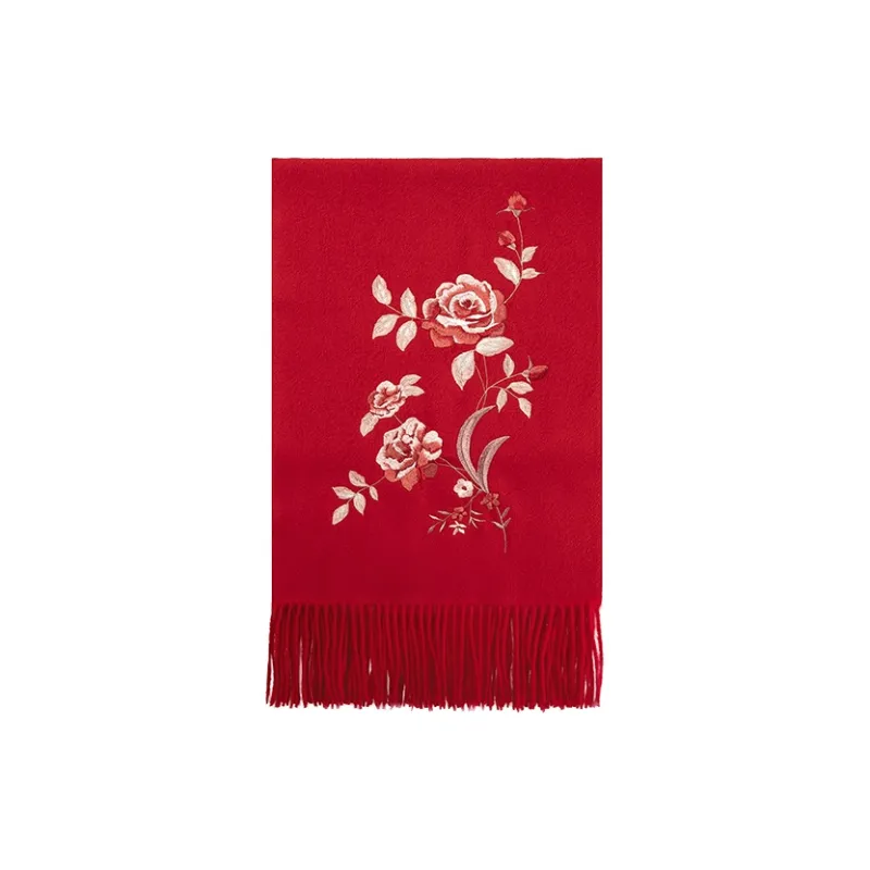 Fancet Studios Sheep Wool Knit Scarves Women's-45