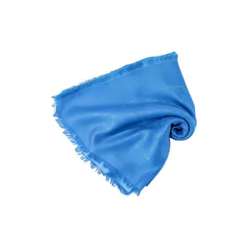 GUCCI Silk, Wool Knit Scarves Unisex Blue