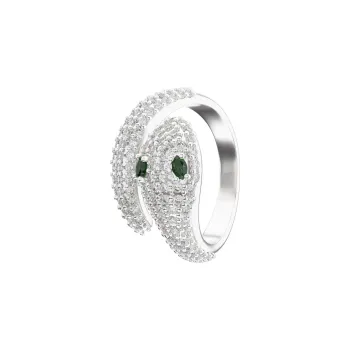 ICEGANG White Gold Plated Copper Rings Unisex