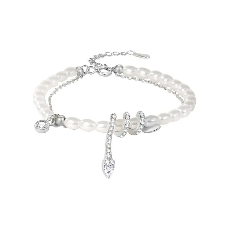 QIANCHANG S925 Silver Bracelets Women's-4