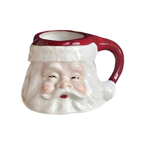 XZAN Mugs Ceramic Red White 600ml