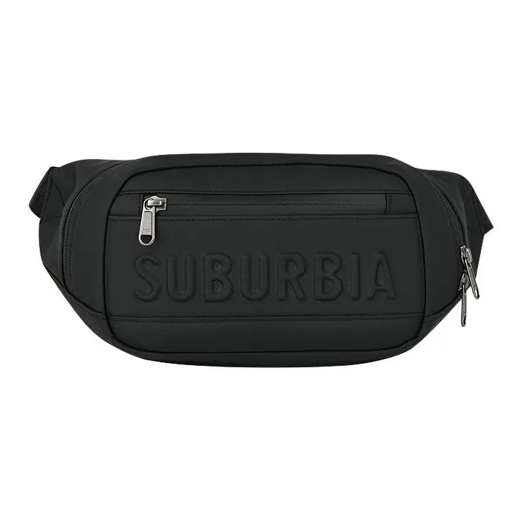 SUBURBIA PU Sling Bag Fanny Pack Regular Men's Gray/Black-0