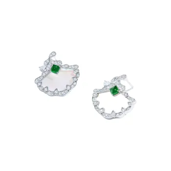 JICUIWU Ice Type Stud Earrings Women's