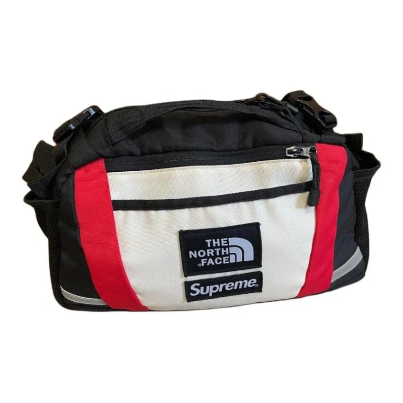 Supreme The North Face Collaboration FW18 Nylon Crossbody Bag, Sling Bag, Fanny Pack Regular Unisex White-1