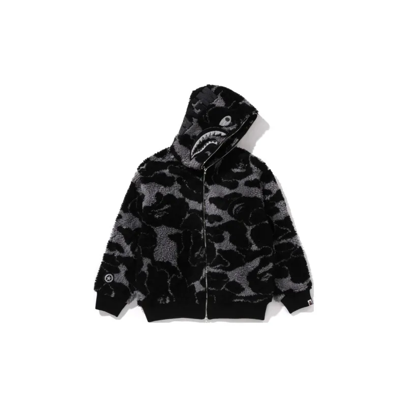 Bape Abc Camo Boa Shark Relaxed Fit Hoodie-1
