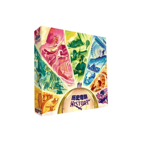 ASMODEE Historical Journey Chinese Edition  DC Casual Party Strategy Cooperation Desktop Card Game Board Games