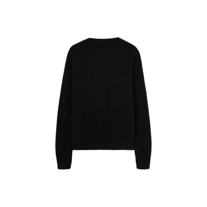 PALM ANGELS Logo Embroidered Crewneck Jumper-1