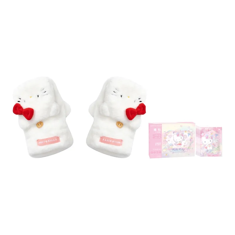 Sanrio Hello Kitty Polyester Knit Gloves Women's-0