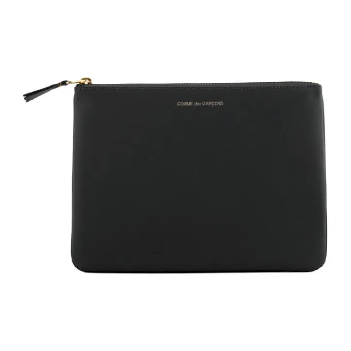 CDG Leather Wallet Regular Unisex Black-0