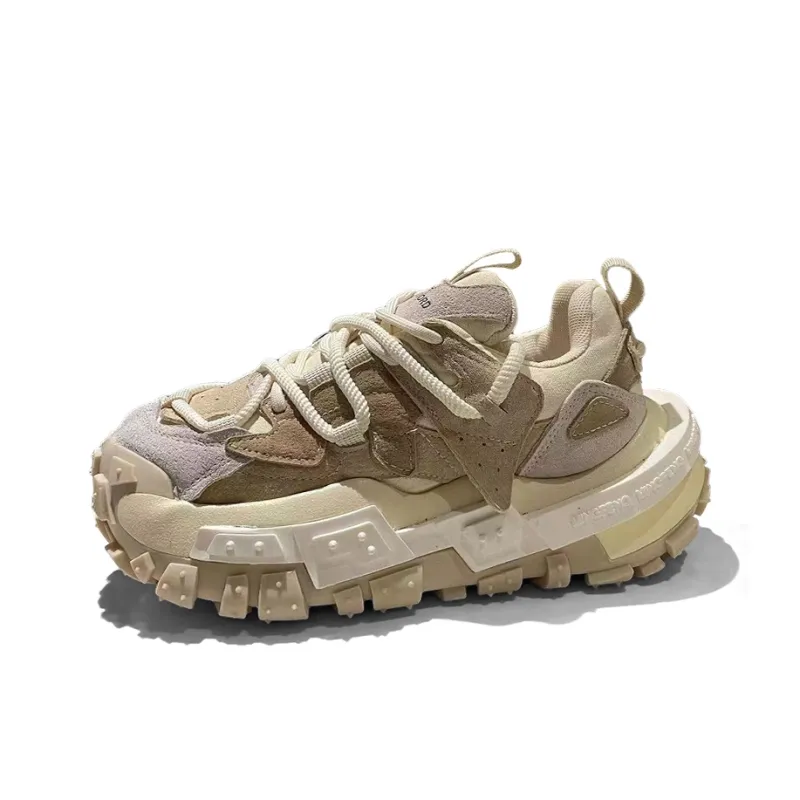 Legaco Chicken Cushioning, Slip Resistant, Abrasion Resistant, Height Increasing Low Top Chunky Sneakers Men's-2