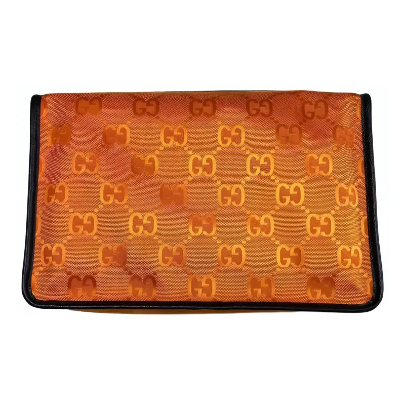 GUCCI Off The Grid Fabric Storage Bags Toiletry Bags Medium Size Men's Orange-1
