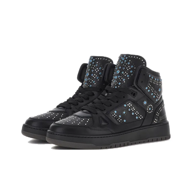 Roberto Cavalli Skateboard Shoes Men's Black-4