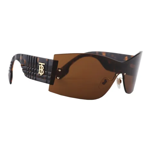 Burberry PC Irregular Shape Sunglasses Unisex Tortoiseshell