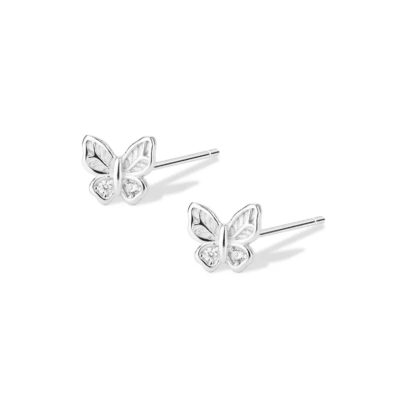 KUMET Sterling Silver Stud Earrings Women's Couple Birthday Anniversary Gift-6