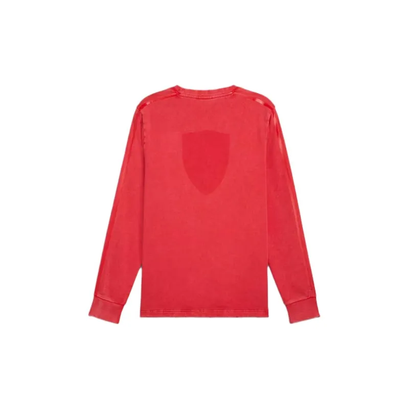 PUMA Scuderia Ferrari Desert Sun Men's Long Sleeve Shirt-1