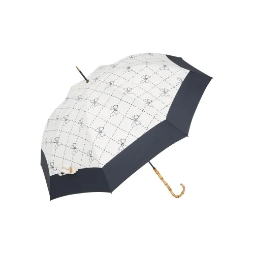 Vonlilienfeld Fei Lude Japanese Style Refreshing Long Handle Umbrella Girl High Value Umbrella Bamboo Curved Handle
