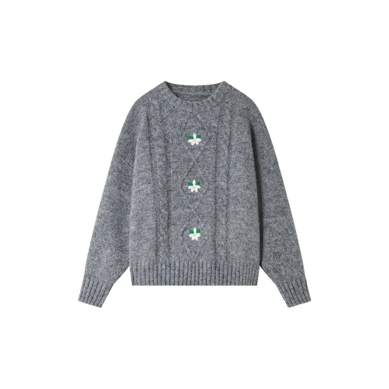 VIMLY Sweaters Women's Gray-1