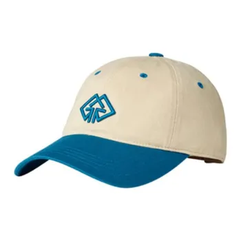 GRAIN DE BEAUTE Cotton Baseball Caps Unisex Blue